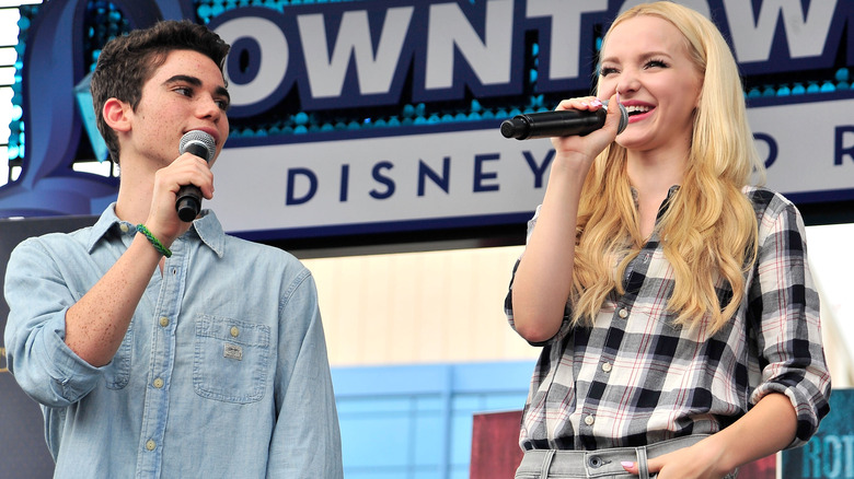 Cameron Boyce and Dove Cameron perform together 2015