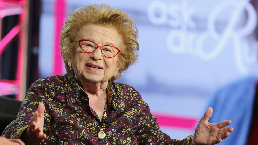 Dr. Ruth Westheimer speaking