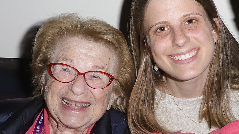 Dr. Ruth Westheimer and granddaughter Leora Einleger in 2019.