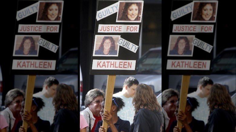 Demonstrators demand justice for Kathleen Savio