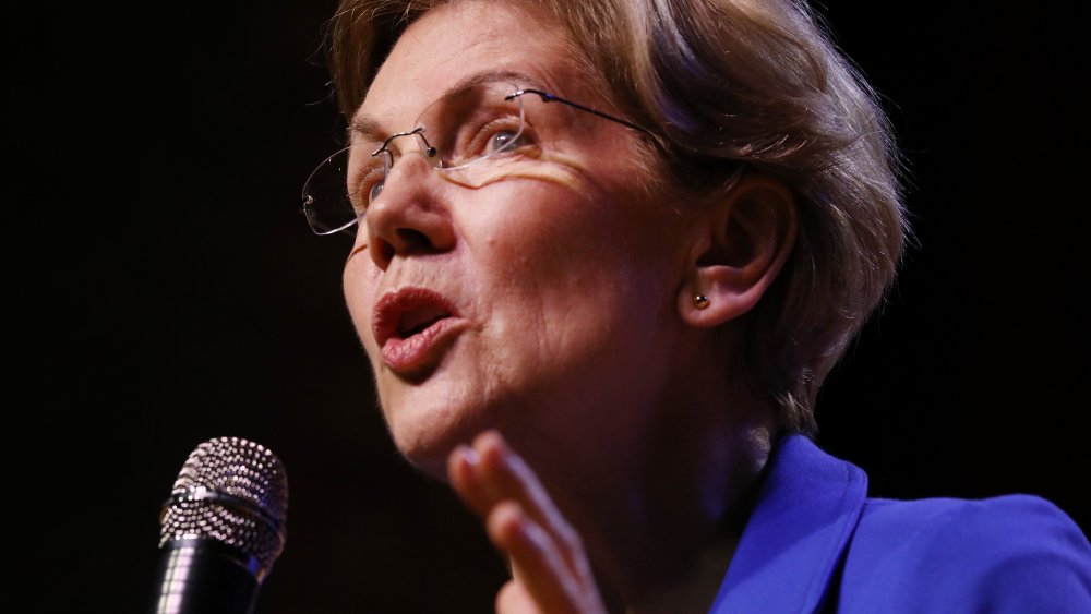 enator Elizabeth Warren (D-MA) speaks at a Get Out the Vote Rally at South Carolina State University