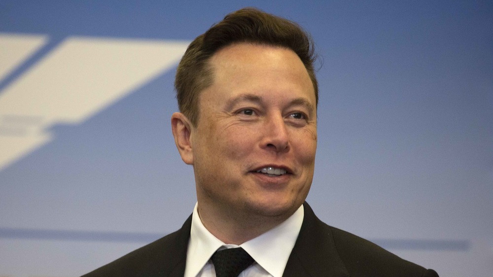 Elon Musk smiling