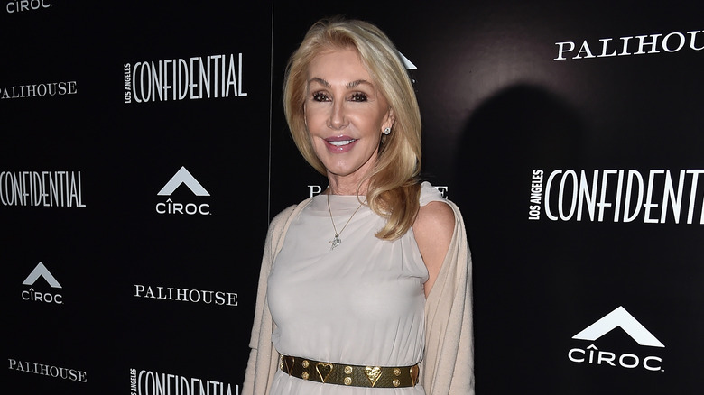 Linda Thompson attending Los Angeles Confidential Magazine party