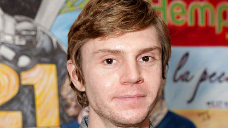 Evan Peters smiling 