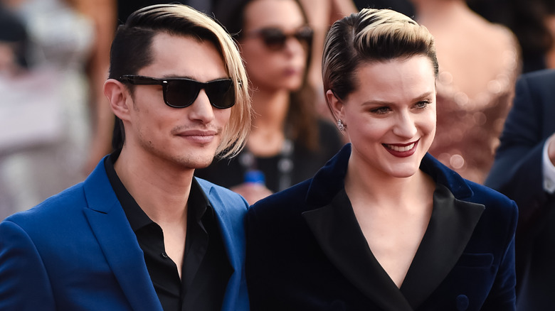 Evan Rachel Wood and Zach Villa at the 2017 SAG Awards