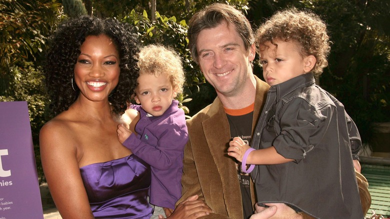 Garcelle Beauvais-Nilon, husband Mike Nilon and sons Jax and Jaid