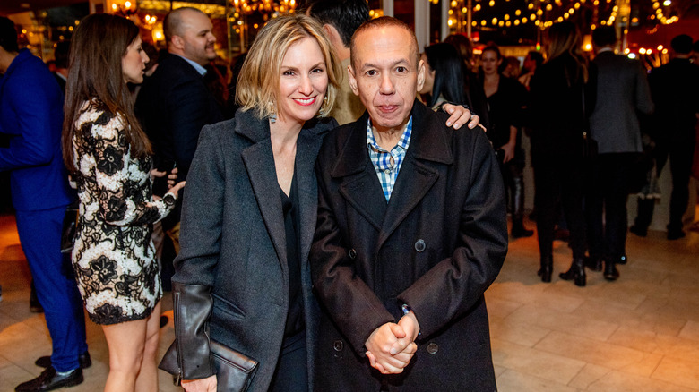 ara Kravitz and Gilbert Gottfried attending the opening night party during the 2018 Tribeca Film Festival
