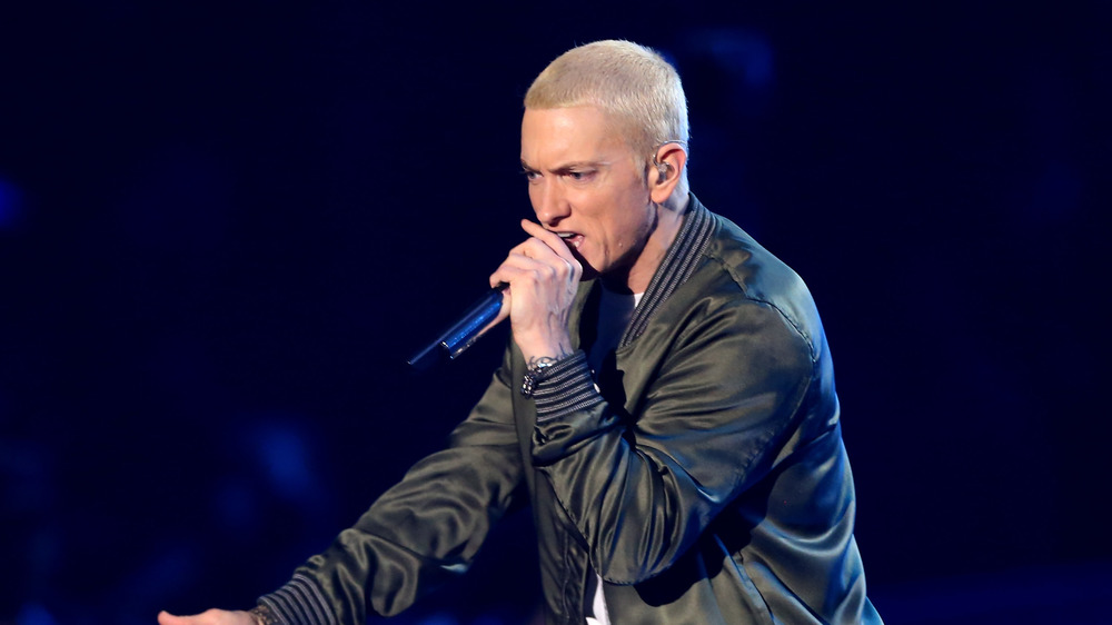 Eminem on stage