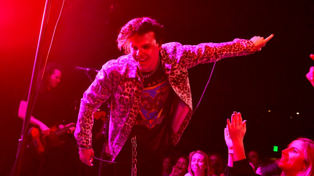Yungblud performs onstage with Third Eye Blind during Less Noise, More Music!