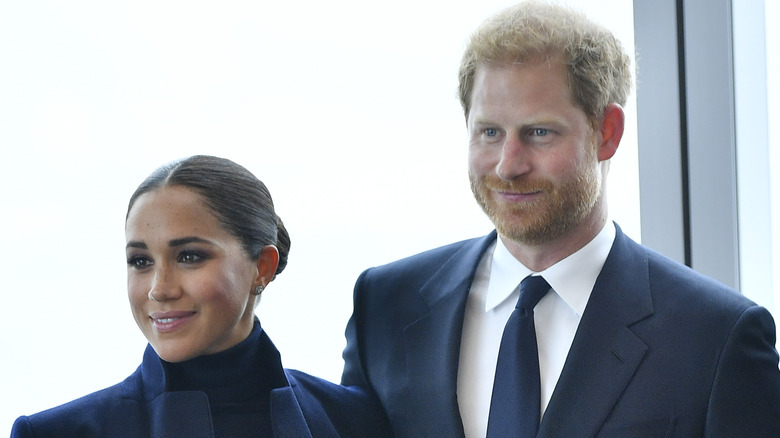 Meghan Markle and Prince Harry at an event 