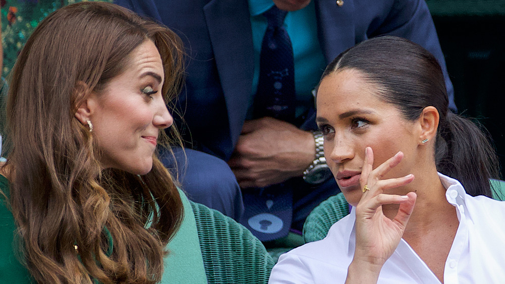 Kate Middleton and Meghan Markle at Wimbledon