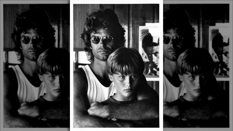 Harry Hamlin with his son, Dimitri, in 1993