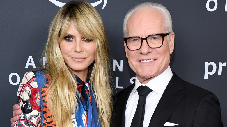 Heidi Klum, Tim Gunn, side by side