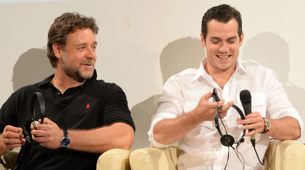 Henry Cavill, Russell Crowe