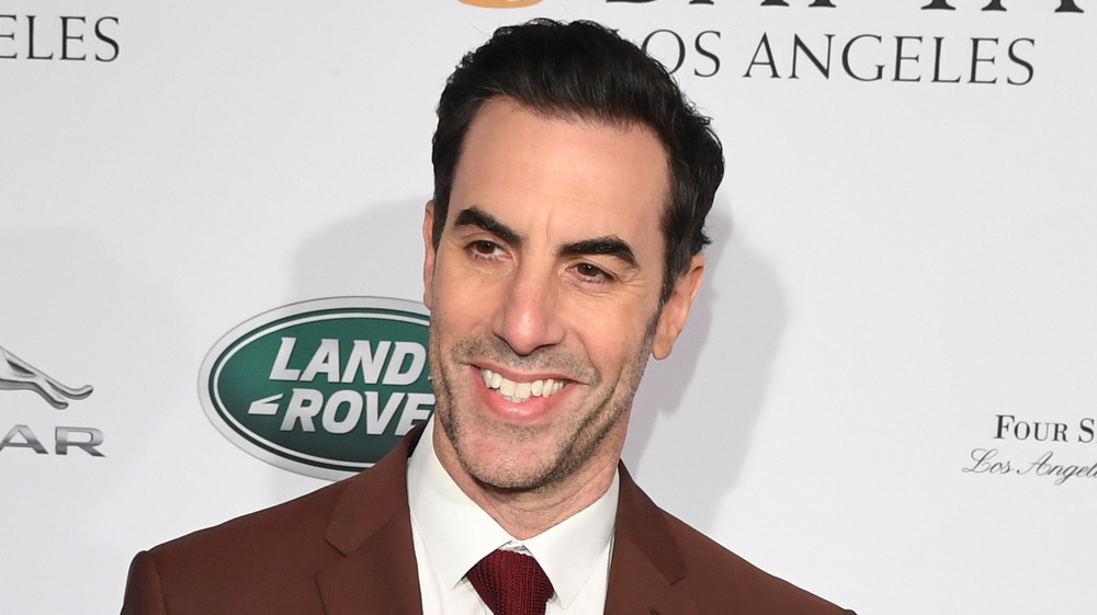 Sacha Baron Cohen smiling