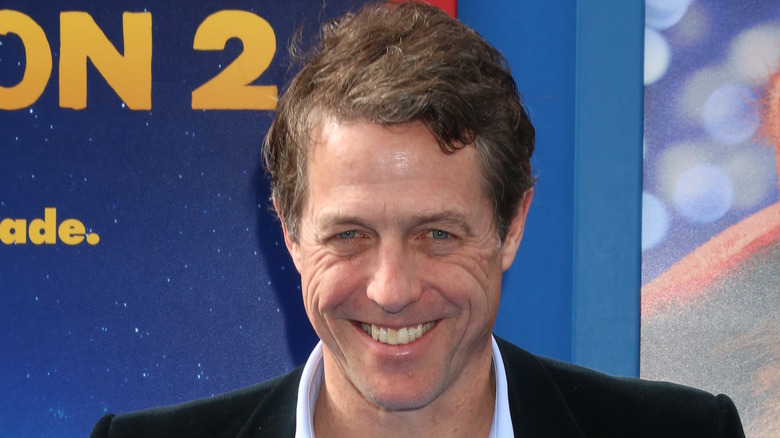 Hugh Grant at movie premiere