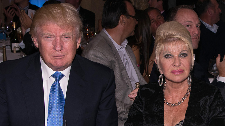 Donald and Ivana Trump smiling