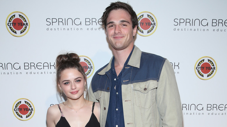 Jacob Elordi and Joey King smiling