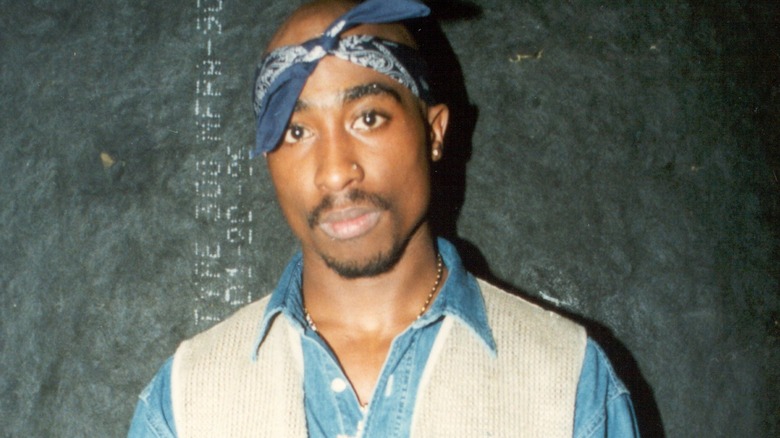 Tupac posing