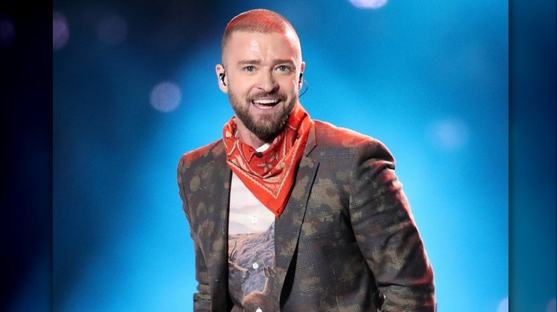 Justin Timberlake laughing