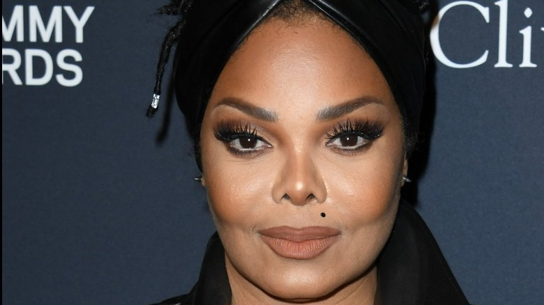 Janet Jackson with beauty spot