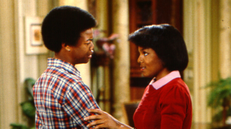 Todd Bridges acting with Janet Jackson