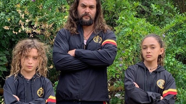 Jason Momoa and his kids