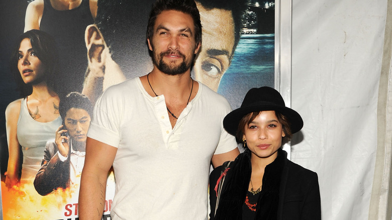 Jason Momoa and Zoë Kravitz in 2013