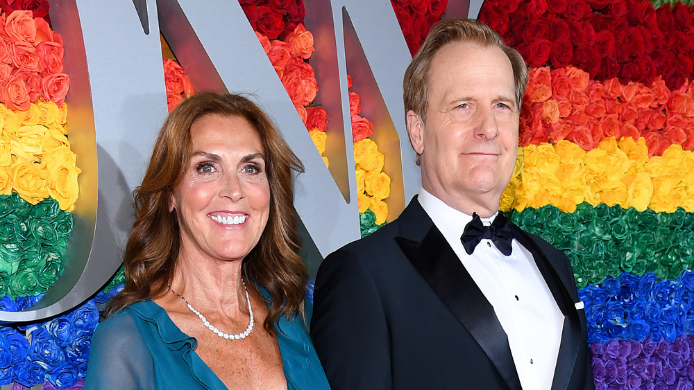 Kathleen Rosemary Treado and Jeff Daniels smiling