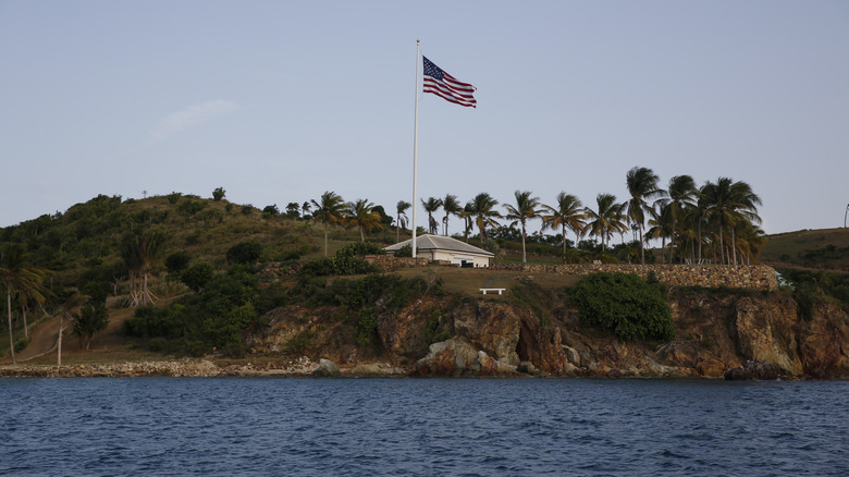 Little St. James from a distance