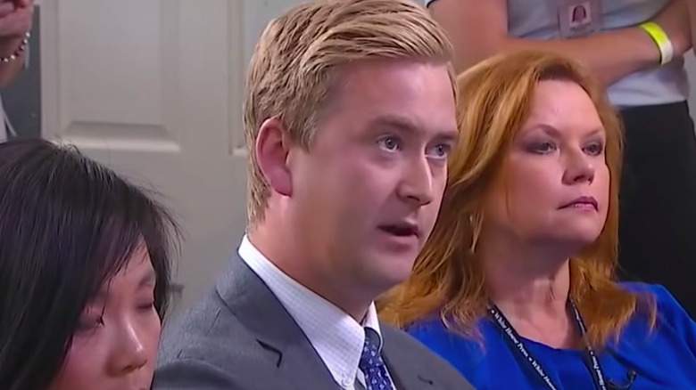 peter doocy briefing room speaking