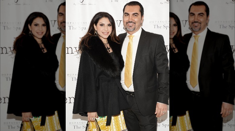 Jennifer and Bill Aydin on a red carpet