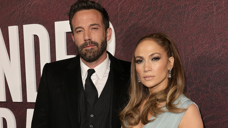 Jennifer Lopez and Ben Affleck on the red carpet