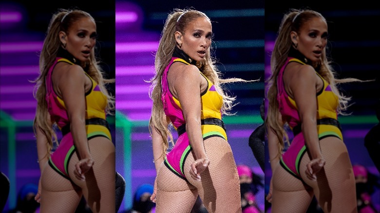 Jennifer Lopez performing