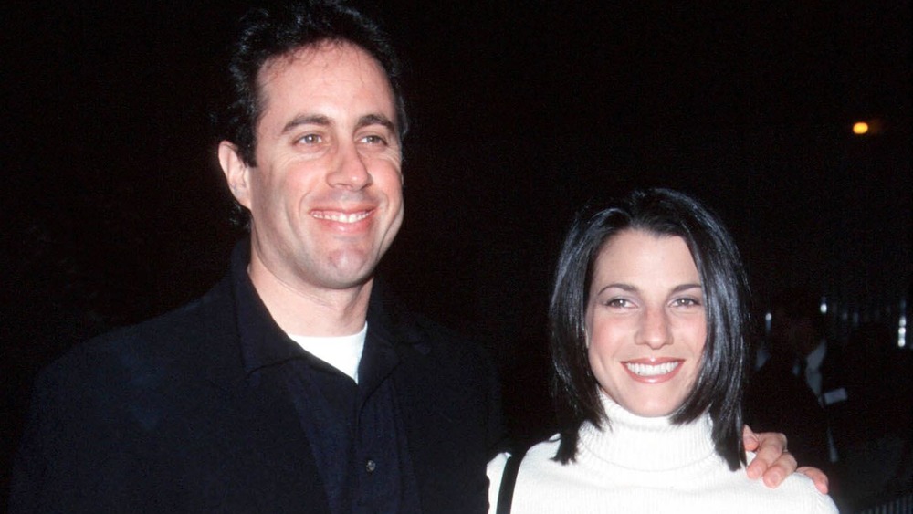 Jerry and Jessica Seinfeld at a film premiere