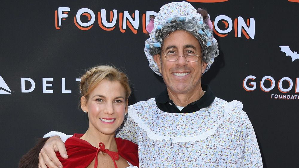 Jessica and Jerry Seinfeld at Halloween event