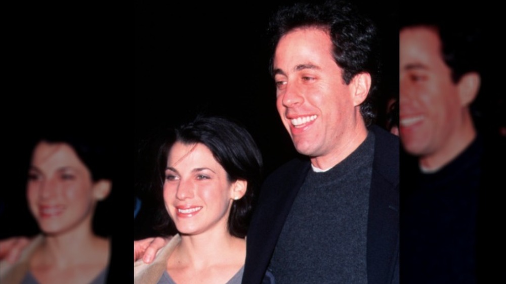 Jerry and Jessica Seinfeld at film premiere