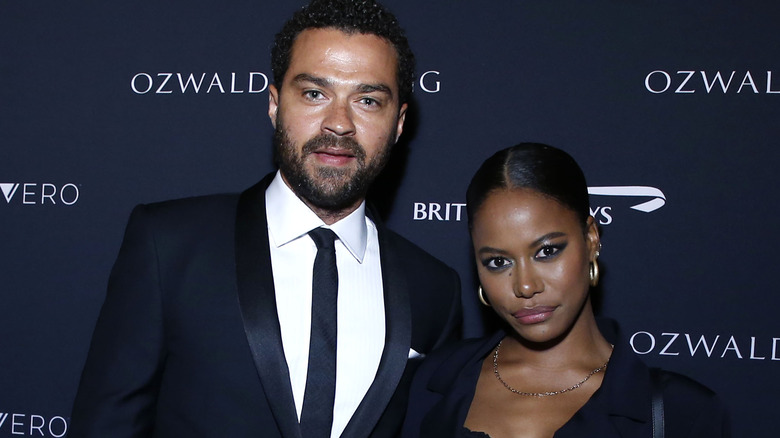 Jesse Williams and Taylour Paige at the Apollo Theater 