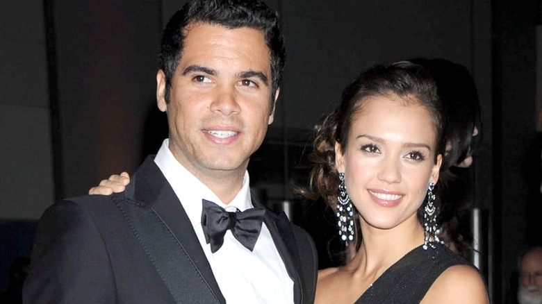 Cash Warren and Jessica Alba 2009