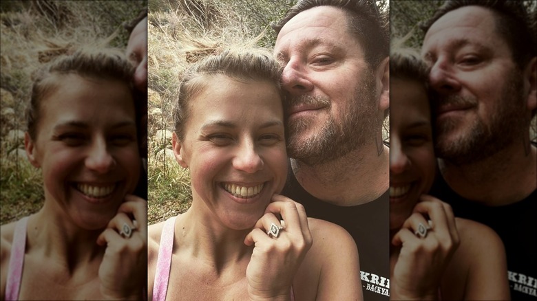 Jodie Sweetin selfie with fiancé Mescal Wasilewski
