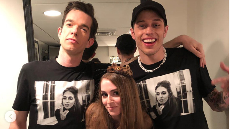 John Mulaney, Pete Davidson, and Annamarie Tendler