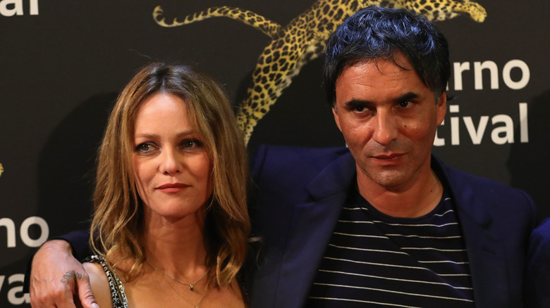 Vanessa Paradis and Samuel Benchetrit on red carpet