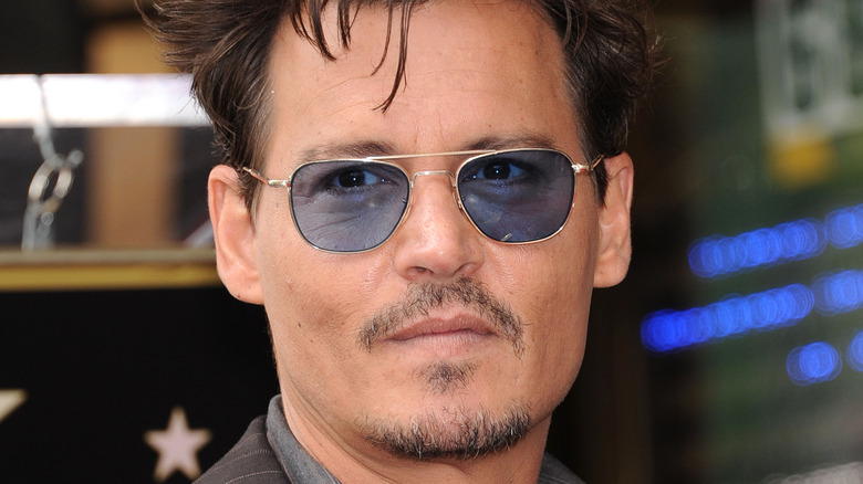 Johnny Depp at an event 