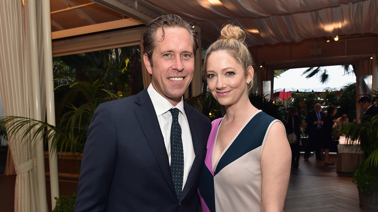 Judy Greer and husband Dean E. Johnsen