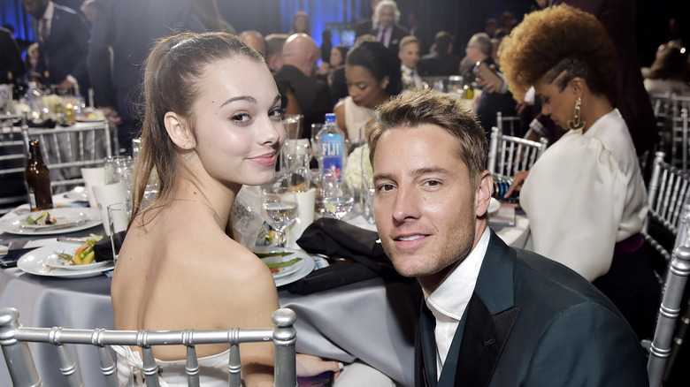 Justin Hartley with his daughter Isabella