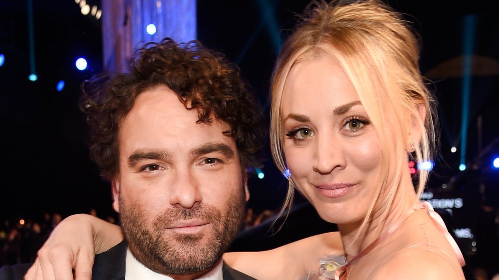 Kaley Cuoco and Johnny Galecki