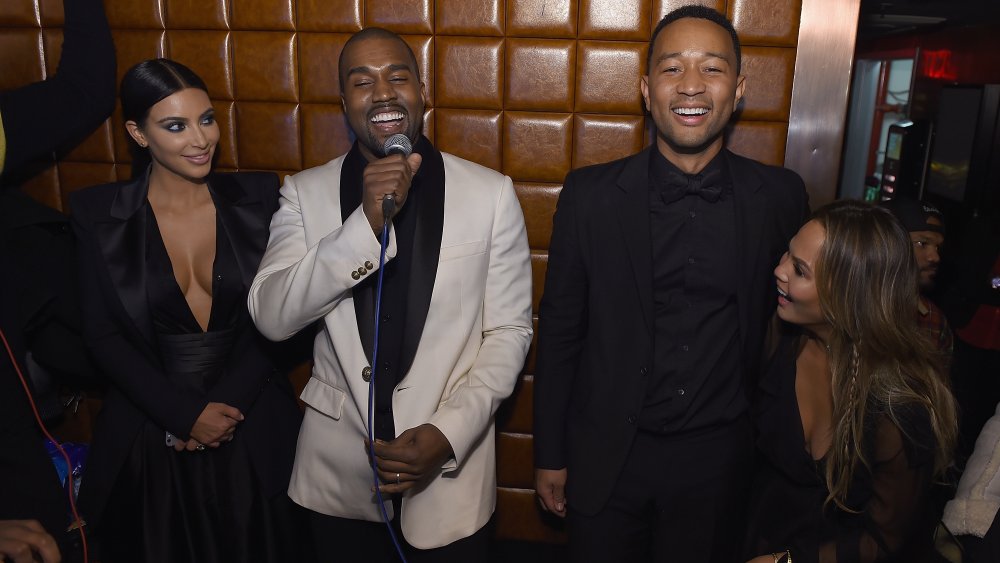 Kim Kardashian, Kanye West, John Legend, & Chrissy Teigen