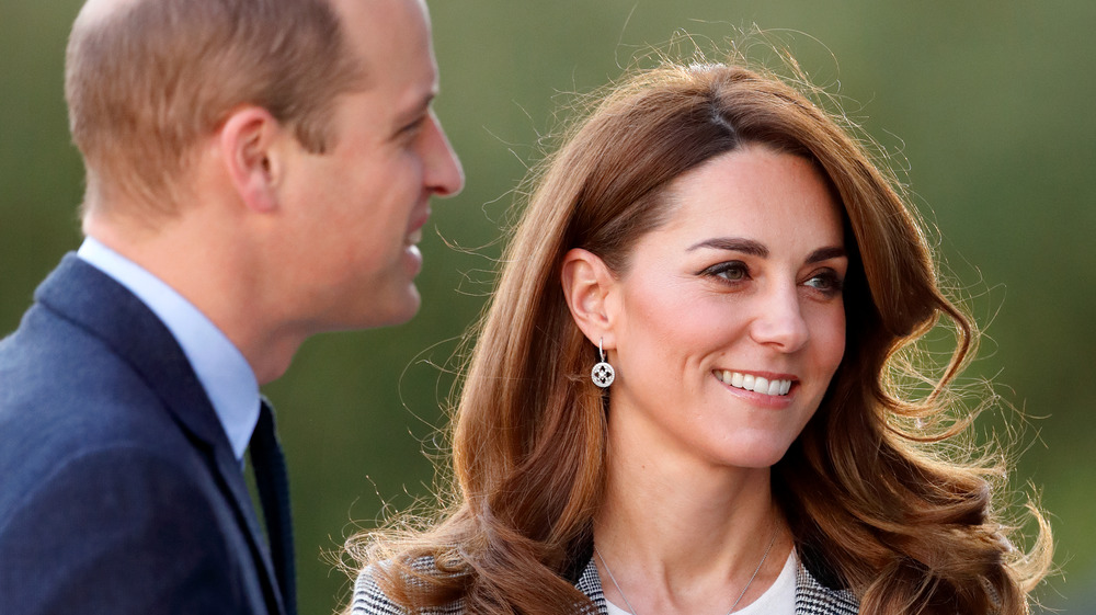 Prince William and Kate Middleton smiling