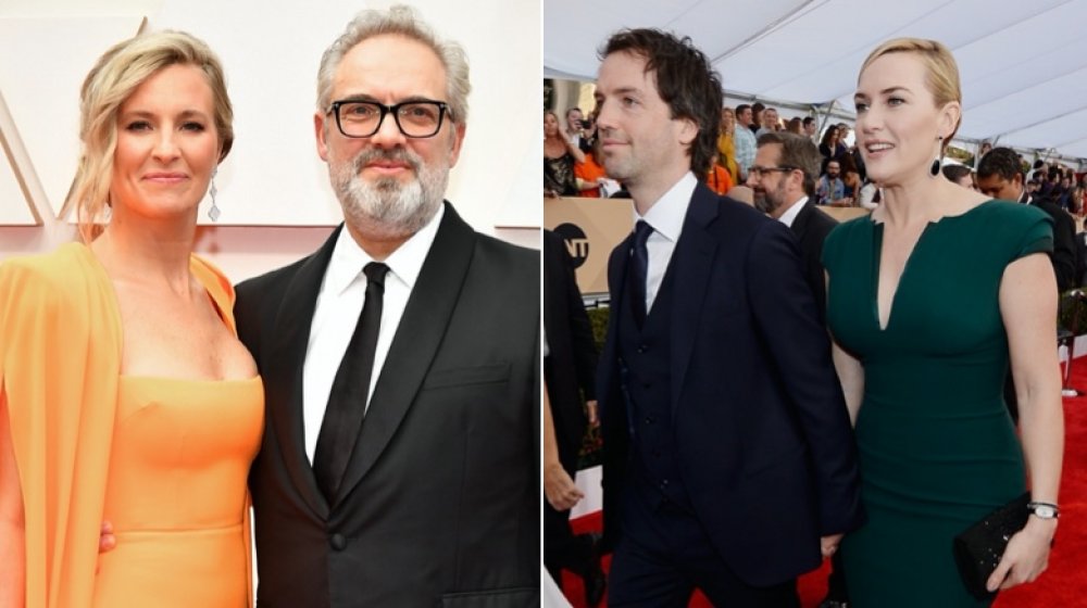 Sam Mendes and wife Alison Balsom; Kate Winslet and husband Ned Rocknroll