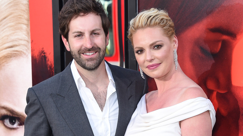 Katherine Heigl, Josh Kelley, both smiling